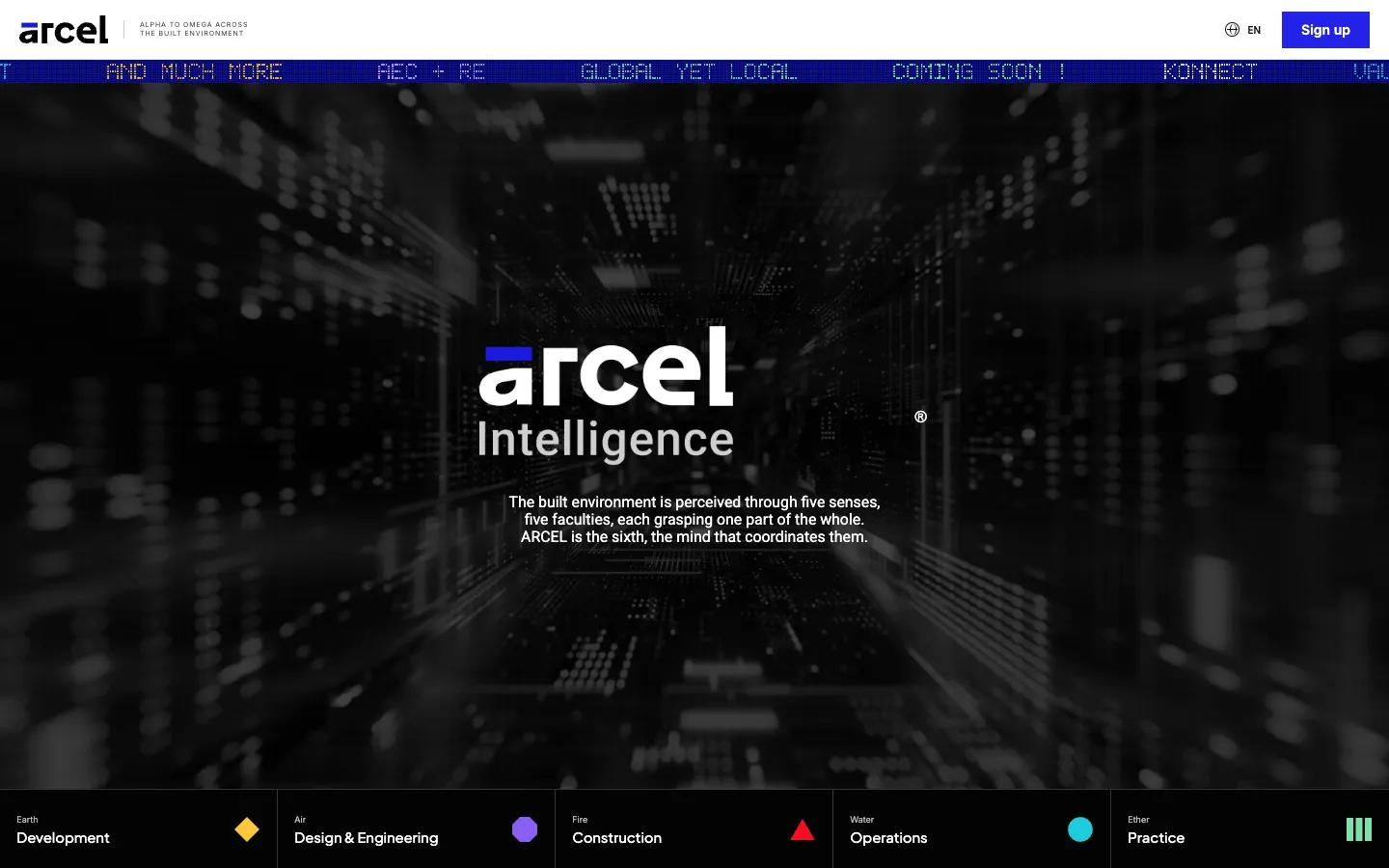 Arcel Intelligence website